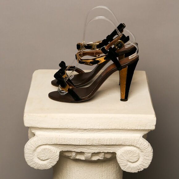 MARC BY MARC JACOBS Velvet Sandals - Picture 3 of 8